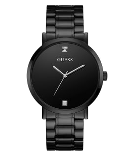 Black Case Black Stainless Steel Watch  large