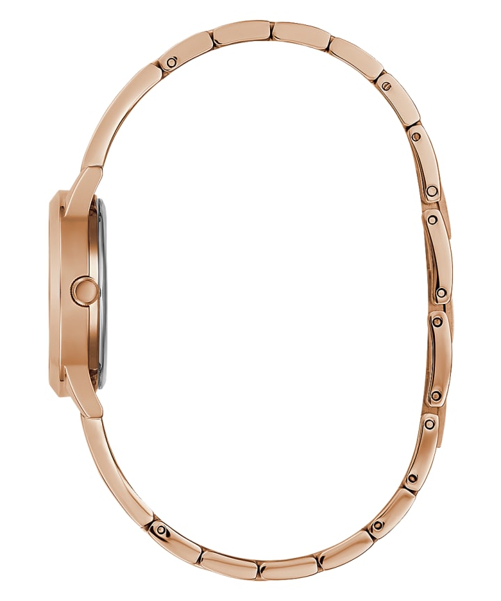 Rose Gold Tone Case Rose Gold Tone Stainless Steel Watch large