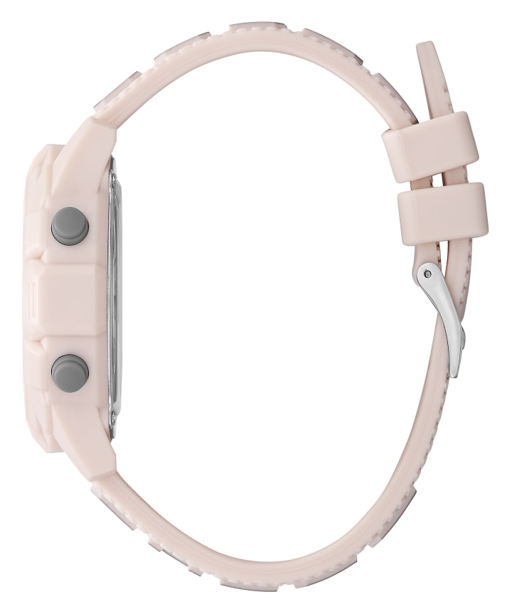 Ivory Tone Case Tan Silicone Watch large