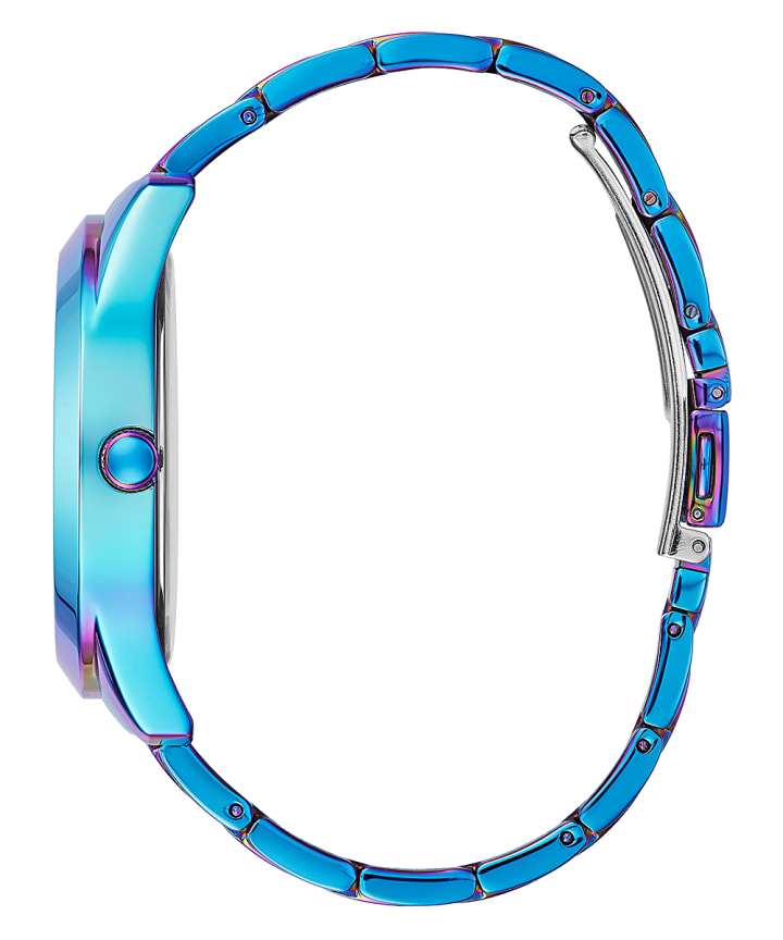 Blue Case Blue Stainless Steel Watch large