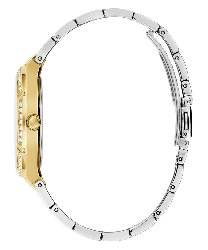 Silver Tone/Gold Tone Case Silver Tone/Gold Tone Stainless Steel Watch large