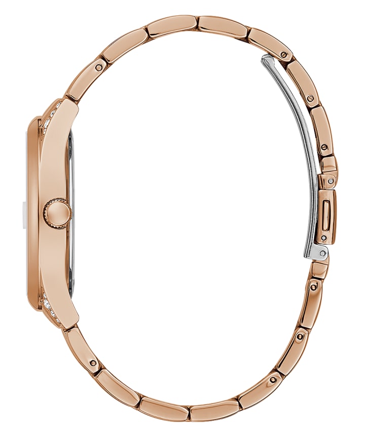 Rose Gold Tone Case Rose Gold Tone Stainless Steel Watch large