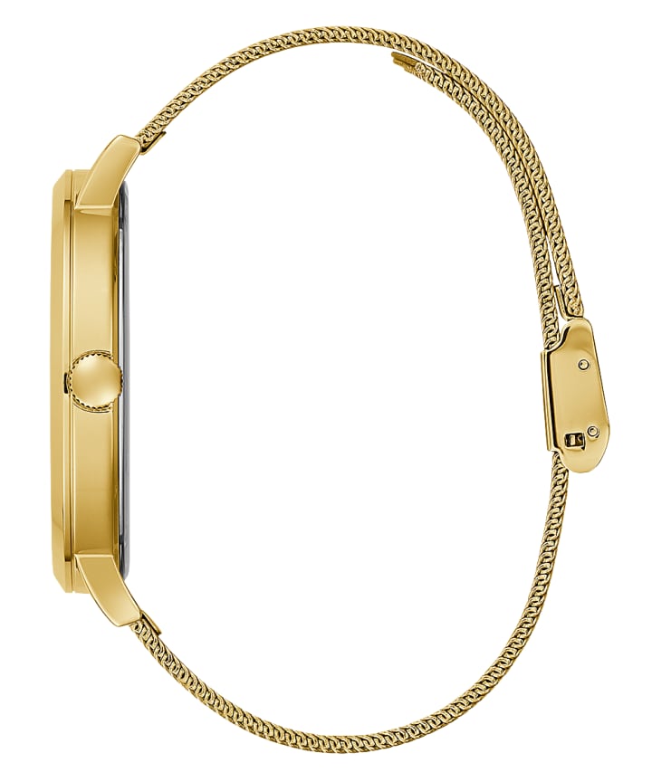 Gold Tone Case Gold Tone Stainless Steel Watch large