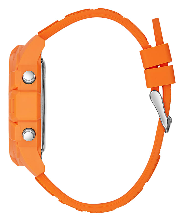 Orange Case Orange Silicone Watch large