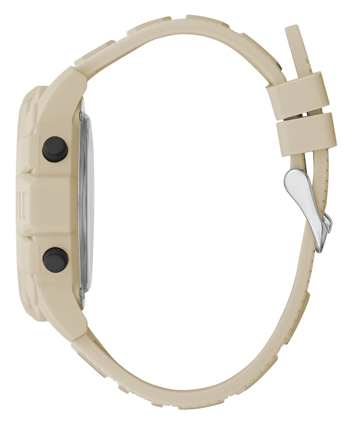 Ivory Tone Case Ivory Tone Silicone Watch large
