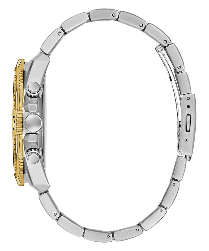 Silver Tone Case Silver Tone/Gold Tone Stainless Steel Watch large