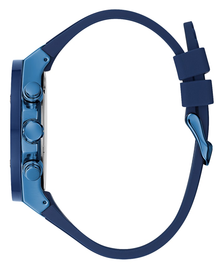 Blue Case Blue Silicone Watch large