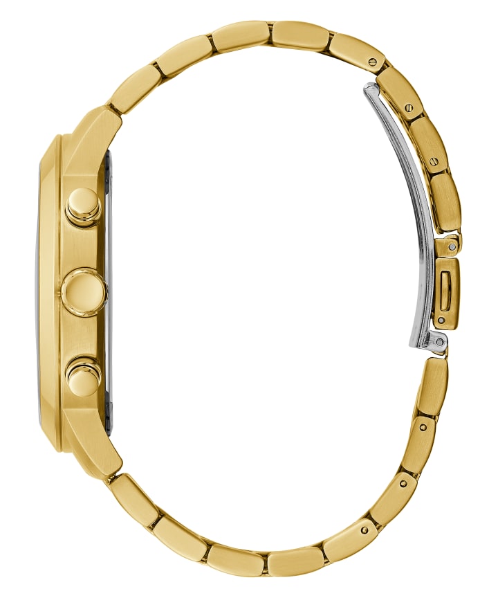 Gold Tone Case Gold Tone Stainless Steel Watch large