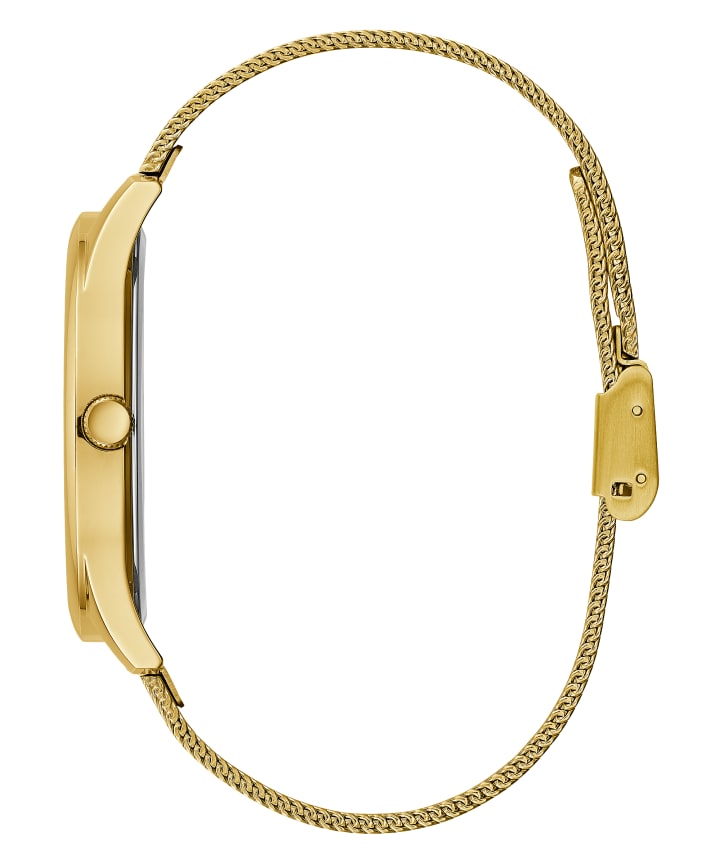 Gold Tone Case Gold Tone Stainless Steel Watch large