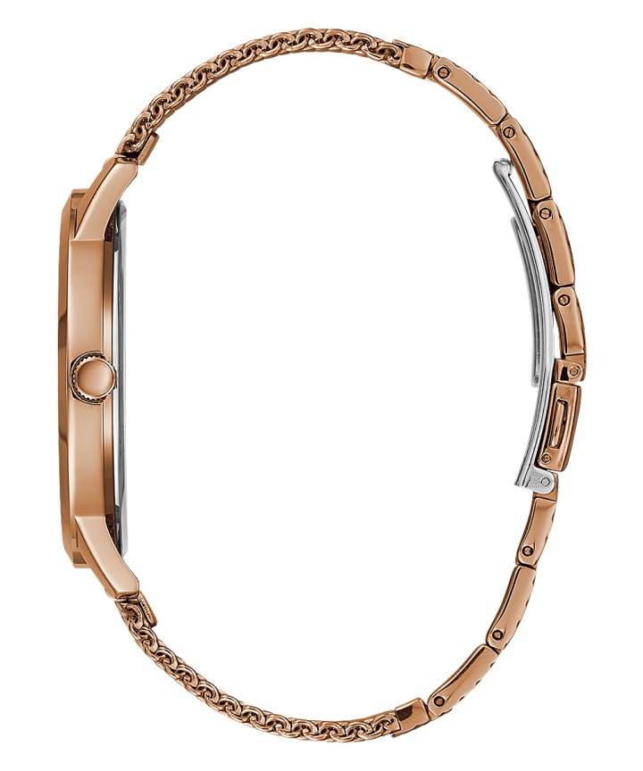 Rose Gold Tone Case Rose Gold Tone Stainless Steel/Mesh Watch large