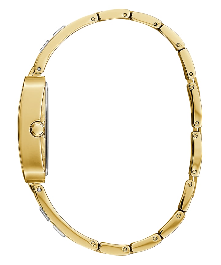 Gold Tone Case Gold Tone Stainless Steel Watch large