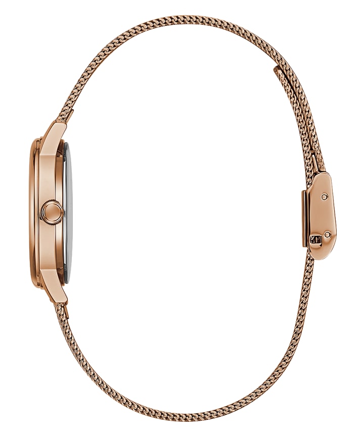 Rose Gold Tone Case Rose Gold Tone Stainless Steel/Mesh Watch large