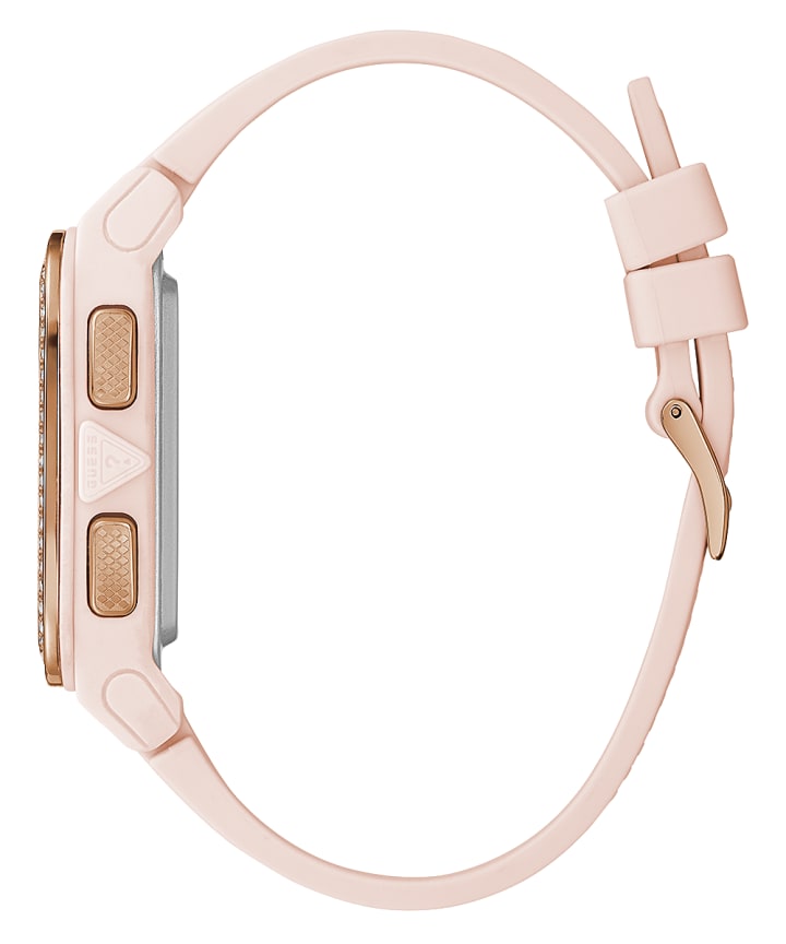 Pink Case Nude Silicone Watch large