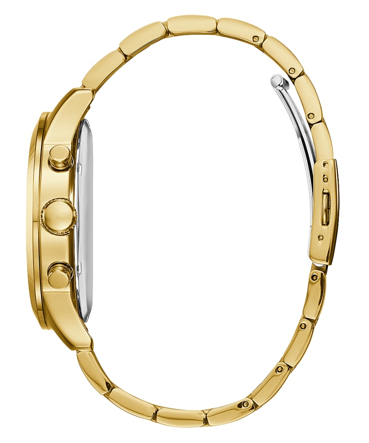 Gold Tone Case Gold Tone Stainless Steel Watch large