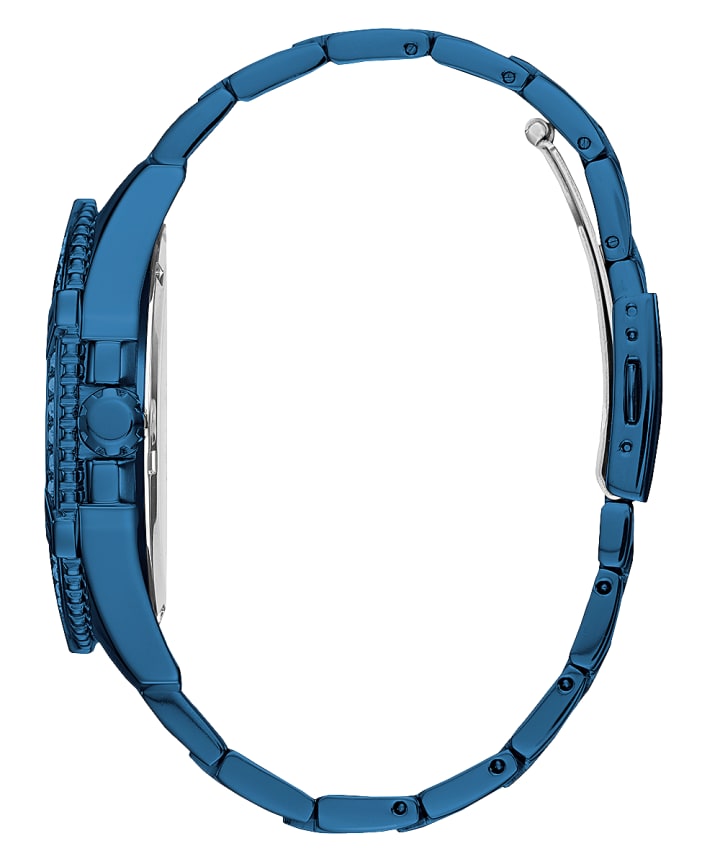 Blue Case Blue Stainless Steel Watch large