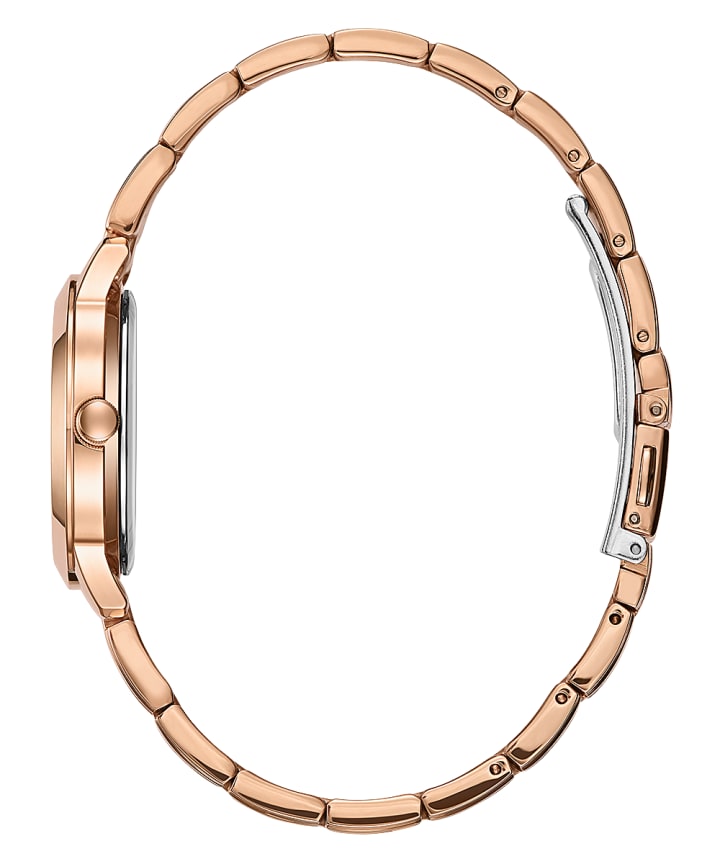 Rose Gold Tone Case Rose Gold Tone Stainless Steel Watch large