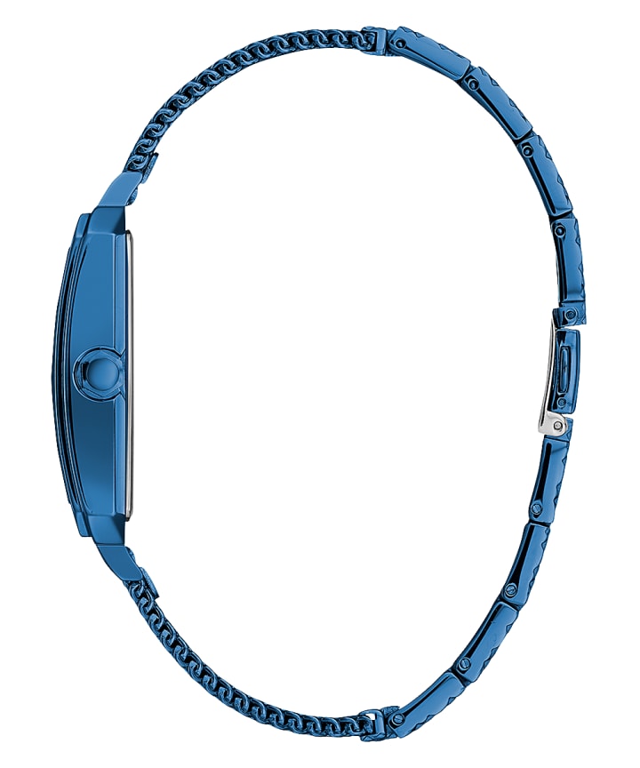 Blue Case Blue Stainless Steel Watch large
