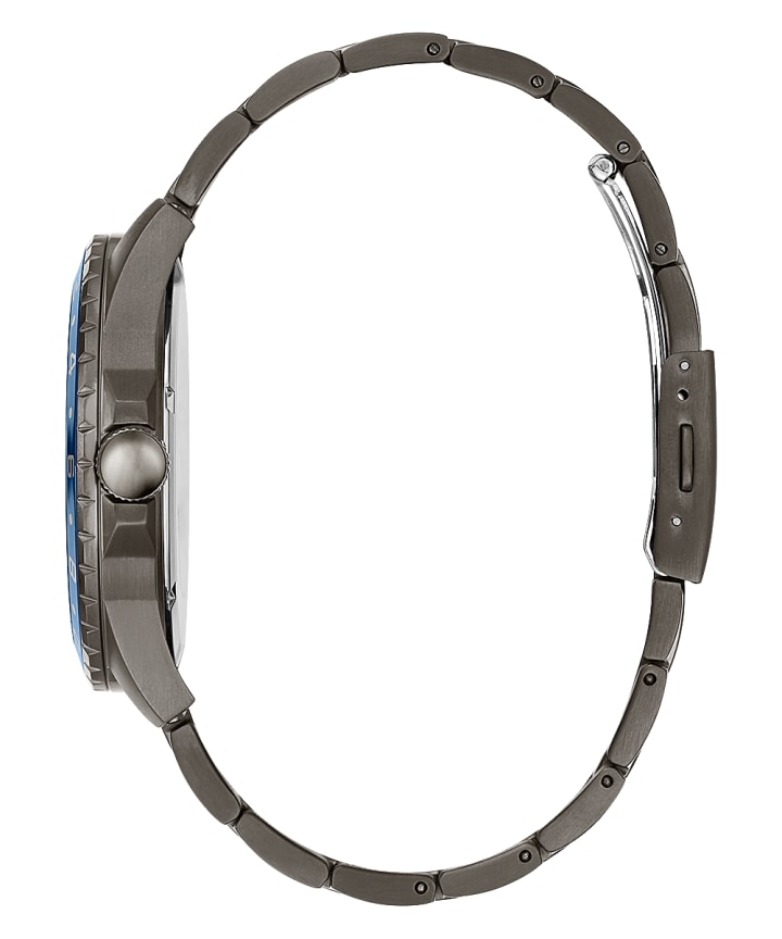 Gunmetal Case Gunmetal Stainless Steel Watch large