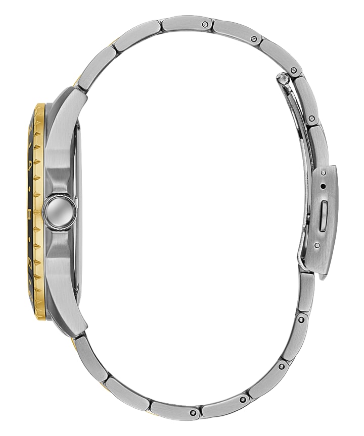 Silver Tone/Gold Tone Case Silver Tone/Gold Tone Stainless Steel Watch large