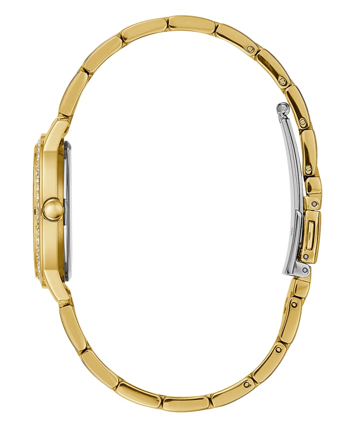 Gold Tone Case Gold Tone Stainless Steel Watch large