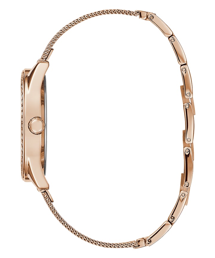 Rose Gold Tone Case Rose Gold Tone Mesh Watch large