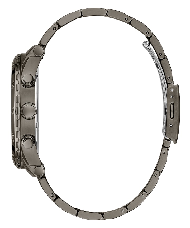 Gunmetal Case Gunmetal Stainless Steel Watch large