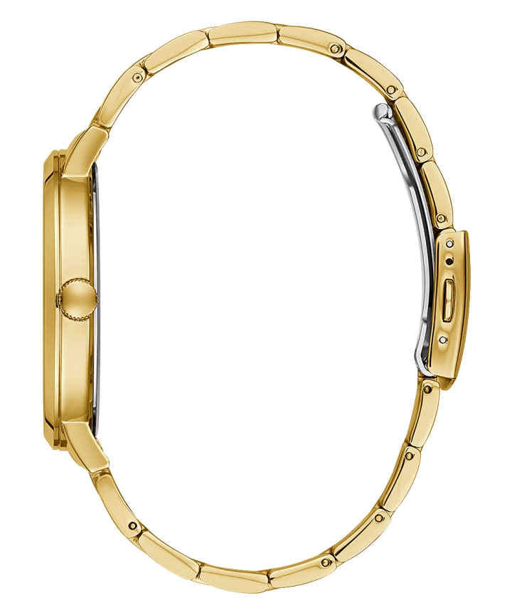 Gold Tone Case Gold Tone Stainless Steel Watch large
