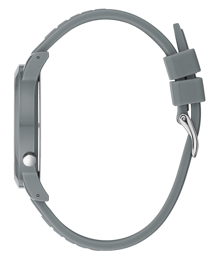 Grey Case Grey Silicone Watch large