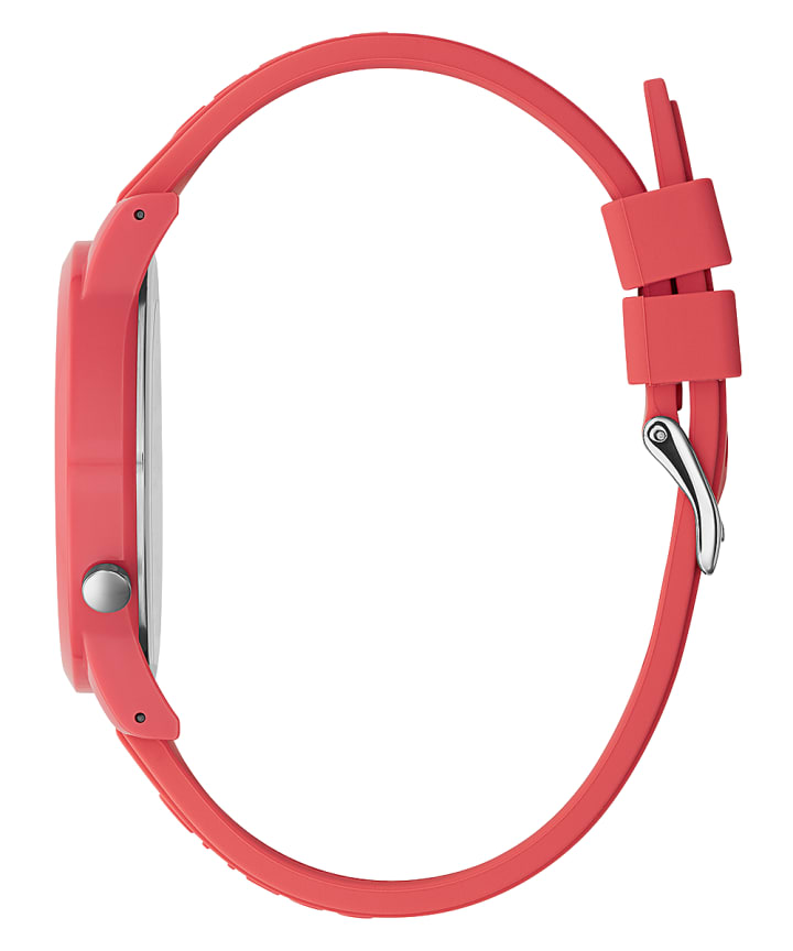 Pink Case Pink Silicone Watch large