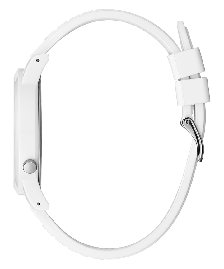 White Case White Silicone Watch large