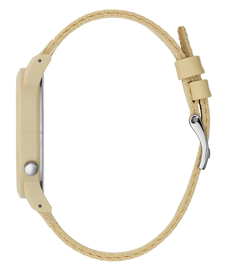 Beige Case Beige Nylon Watch large
