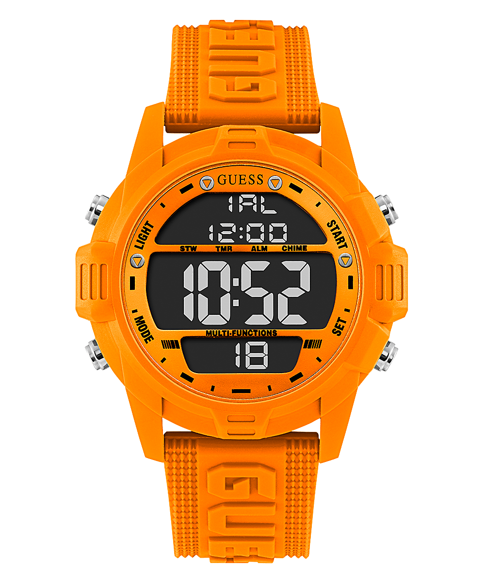 Case Orange Silicone Watch - GUESS Watches
