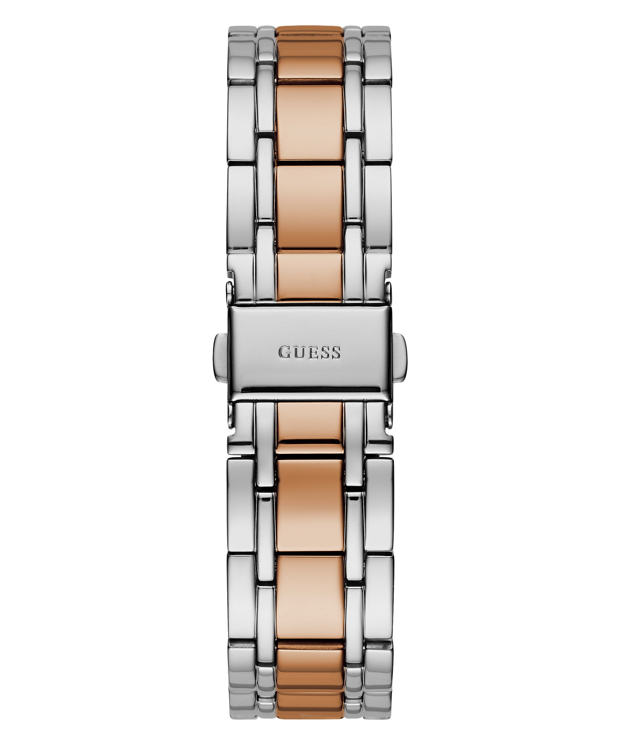 Silver Tone/Rose Gold Tone Case Silver Tone/Rose Gold Tone Stainless Steel  Watch - GUESS Watches