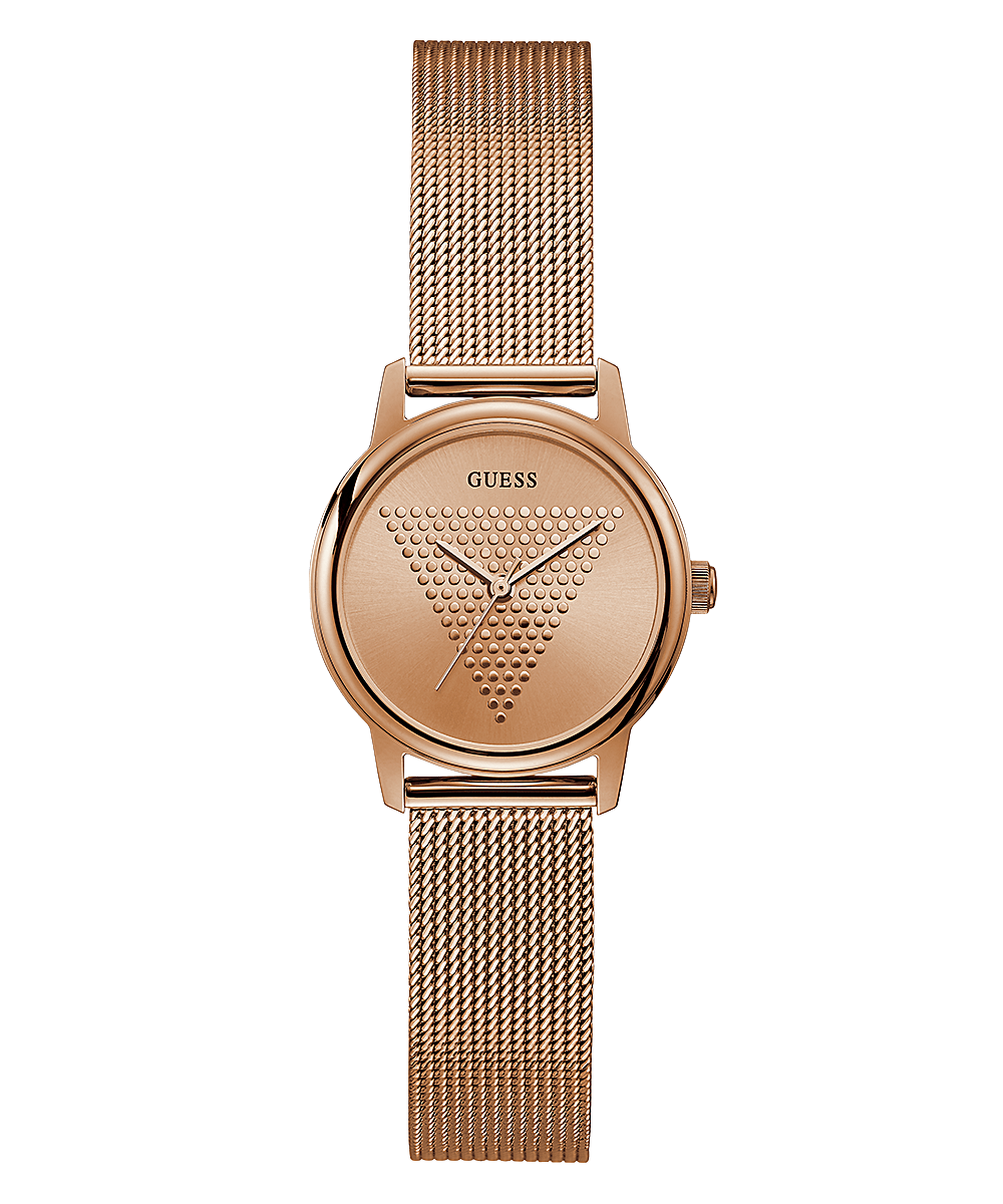Rose Gold Tone Case Rose Gold Tone Mesh Watch GUESS Watches, 43% OFF