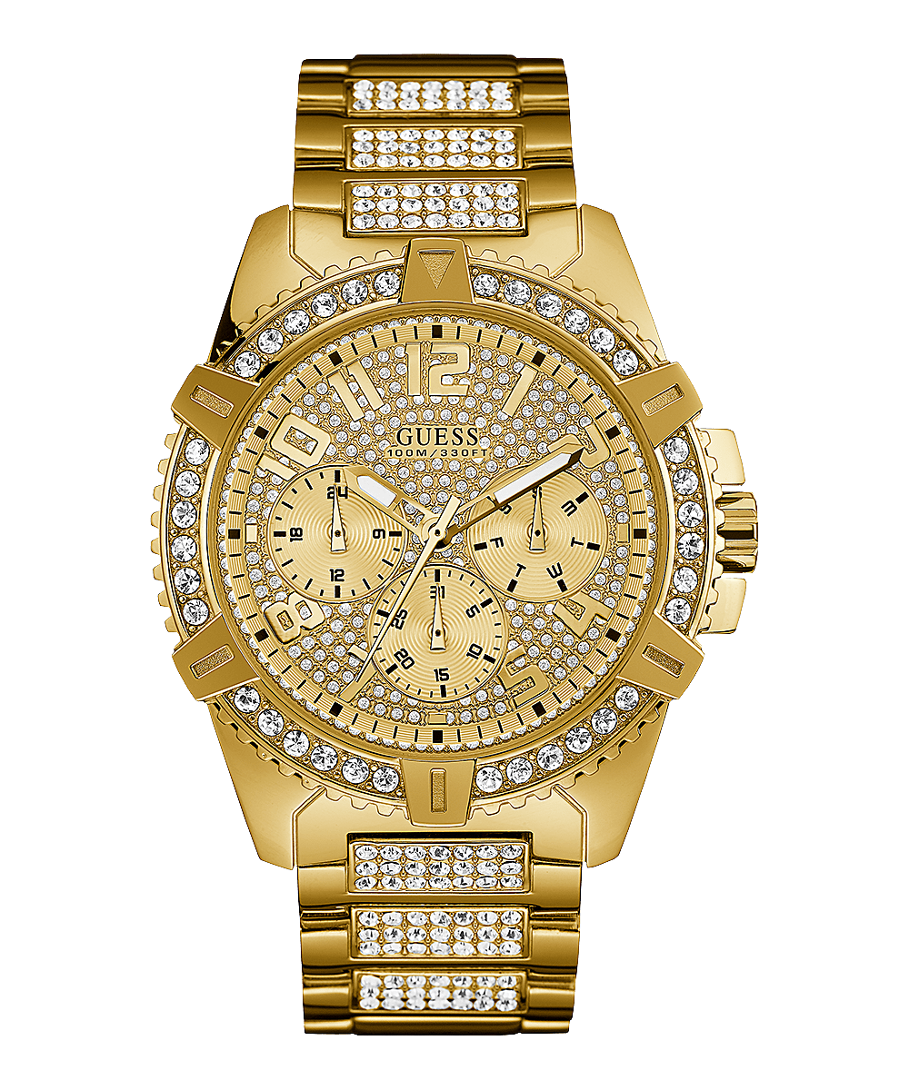 Gold Tone Case Gold Tone Stainless Steel Watch
