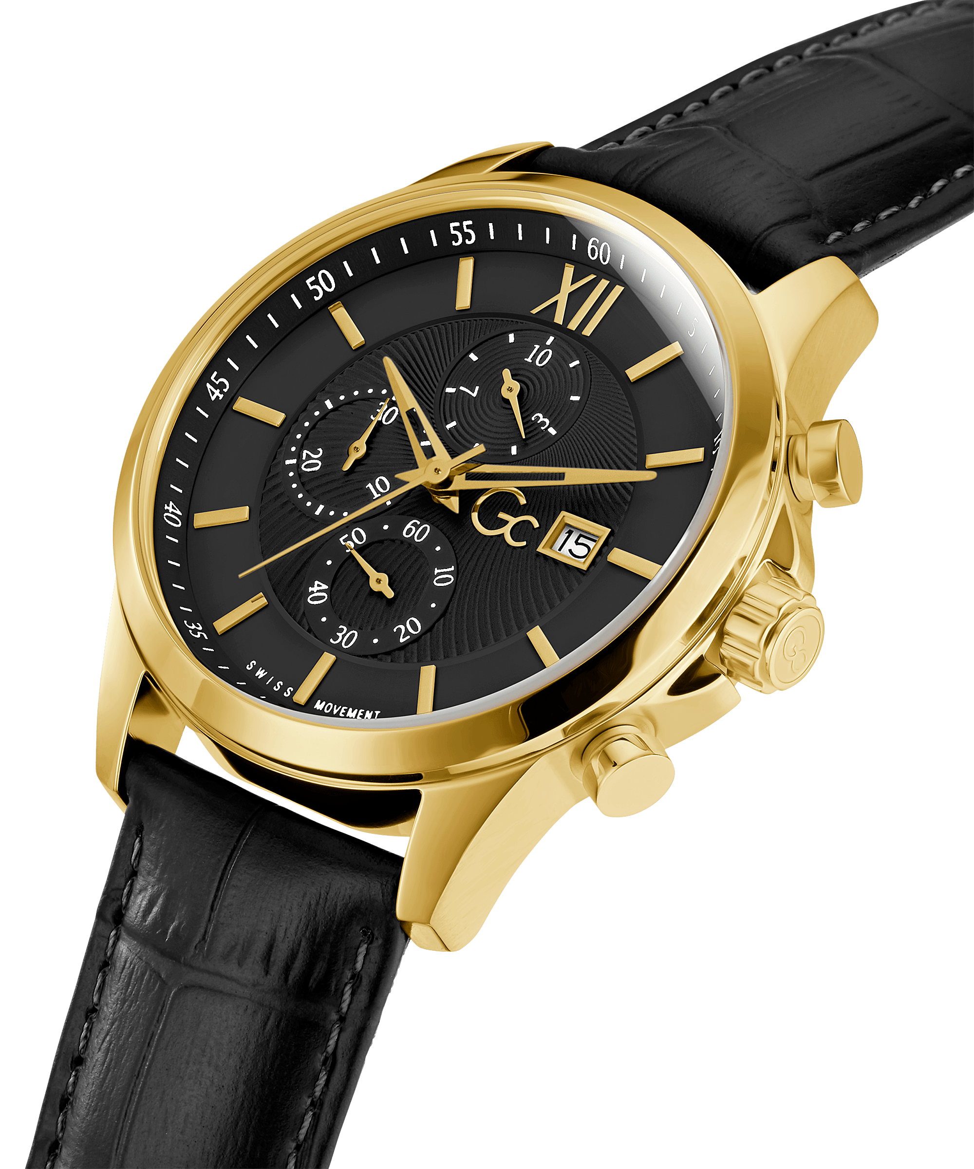 Gc Executive Chrono Leather - GUESS Watches
